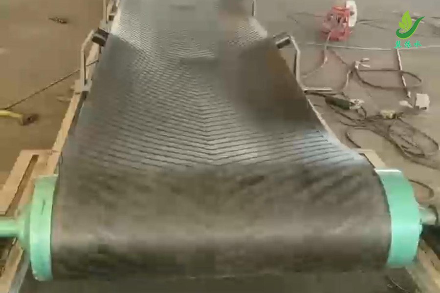 皮带输送机车间试运转现场实景拍摄